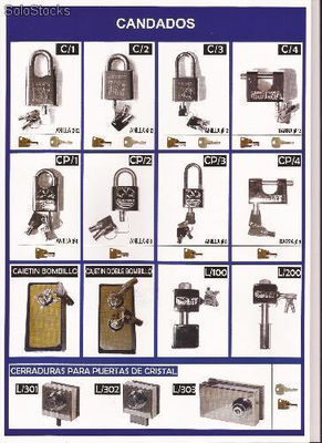 Candados de alta seguridad para vehiculos y otras aplicaciónes