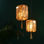 Candeeiro de teto tipo lanterna chinesa com franjas douradas - Foto 2