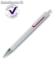 caneta branca personalizada