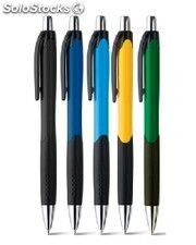 caneta colorida com grip personalizada