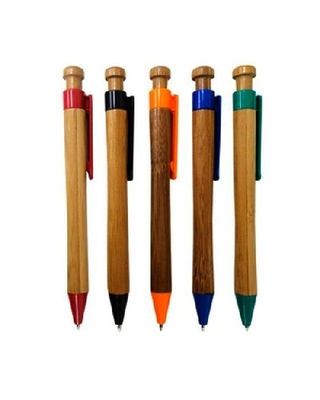 caneta ecológica personalizada bambu