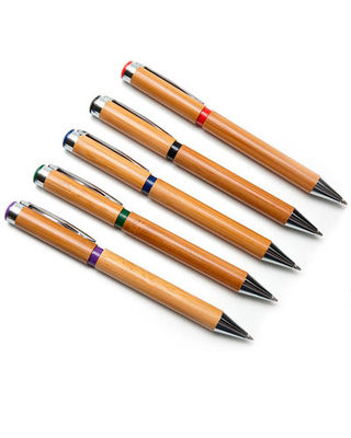 caneta personalizada em bambu