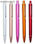caneta plástica colorida personalizada - 3