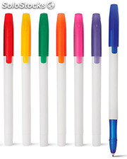 caneta plastica colorida promocional