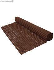 Cañizo de pvc doble cara 1300gr/m2 - marrón chocolate - 1,5x5m 1,5x5m