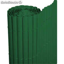 Cañizo PVC de media caña (Verde). Rollo de 1,5x3 metros