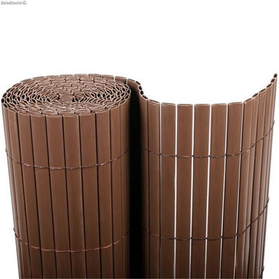 Cañizo PVC doble cara (Chocolate). Rollo 1,5x3m
