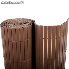 Cañizo PVC doble cara (Chocolate). Rollo 2x3m