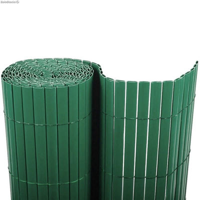 Cañizo PVC doble cara (Verde). Rollo 1x3m