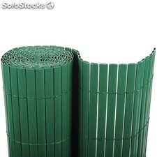 Cañizo PVC doble cara (verde). Rollo 2x3m