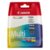 Canon CLI-526CMY Pack ahorro color (original)