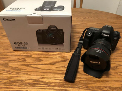 Canon eos 6D mark ii dslr camera with 24-105MM lens