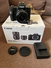 Canon EOS M50 Mark II Mirrorless Digital Camera with 15-45mm Lens