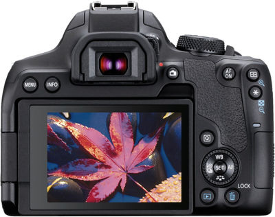Canon eos Rebel T8i dslr Camera with ef-s 18-55mm Lens - Black - Foto 3