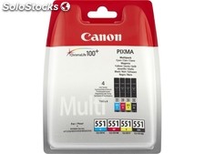 Canon Patrone CLI-551 Photo Value Pack 4er-Pack 6508B005