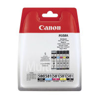 Canon pgi-580BK/cli-581 Pack ahorro bk/c/m/y/bk (original)
