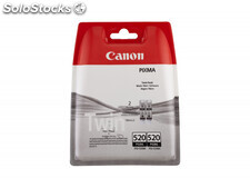Canon Tinten Doppelpack PGI-520BK 19ml Schwarz - 2932B012