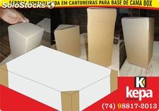 Cantoneiras de papelão para cama box, base box, colçhões