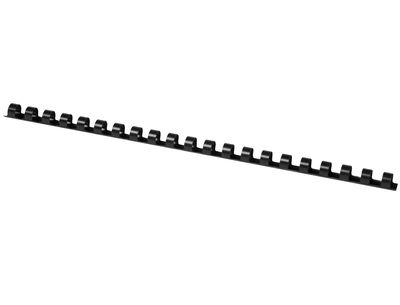 Canutillo q-connect redondo 10 mm plastico negro capacidad 95 hojas caja de 100 - Foto 2
