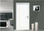 Canyo pvc door of waterproof, fireproof, eco-friendly,glass door,wood color door - 1