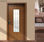 Canyo pvc door of waterproof, fireproof, eco-friendly,glass door,wood color door - Foto 2