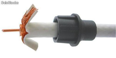 CaP - conector tipo f para cable coaxial, universal - Foto 2