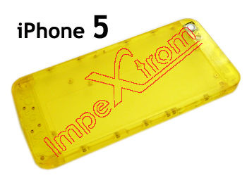 Capa de bateria, capa traseira Apple iPhone5 amarelo Transparente