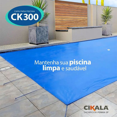 Capa de Piscina CK300 pead + Kit Instalação em Alumínio 300 Micras Cikala - Foto 3