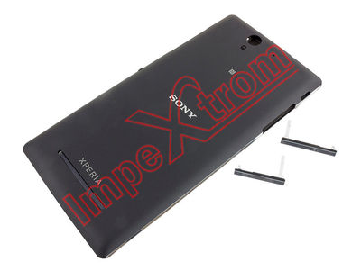 Capa traseira completra preta pra Sony Xperia C3, D2533