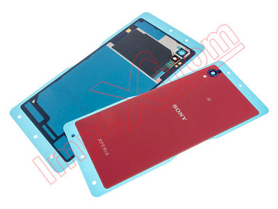Capa traseira vermelha pra Sony Xperia M4 Aqua, E2303, E2353, E2312, E2333,