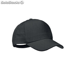 Cappellino da baseball in canap nero MIMO6176-03