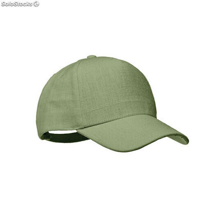 Cappellino da baseball in canap verde MIMO6176-09