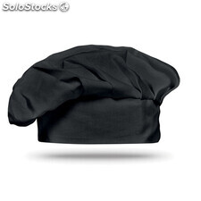 Cappello da cuoco in cotone (1 nero MIMO8409-03