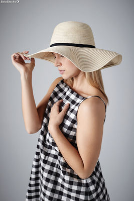 Cappello da sole marbella con ampia falda - Foto 2