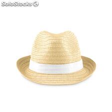 Cappello di paglia naturale bianco MIMO9341-06