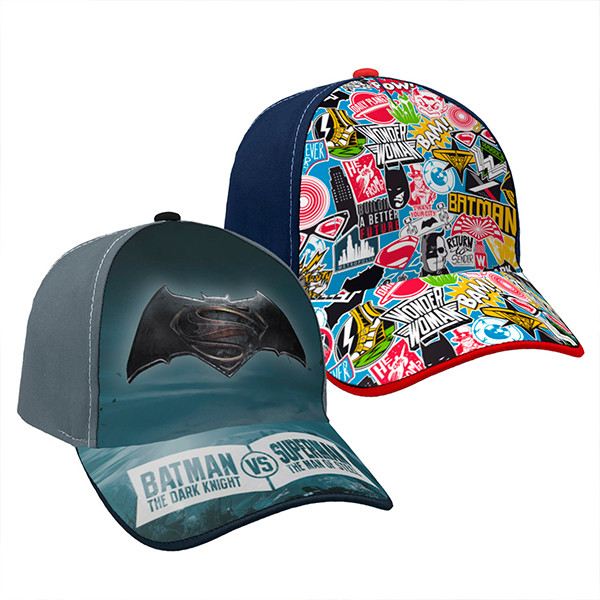 Superman Batman cappello Premium con visiera Bambino Baseball 