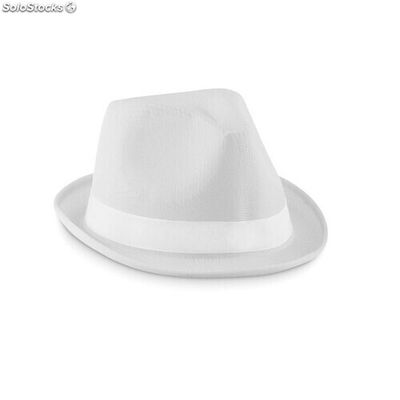 Cappello poliestere colorato bianco MIMO9342-06