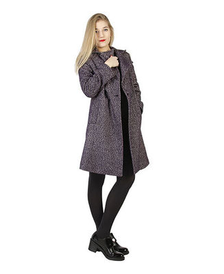 cappotto donna fontana 2.0 viola (39907)
