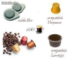 Capsules compatibles avec la norme lavazza / nespresso