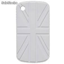 Carcasa Bandera Union Jack uk - BlackBerry 8520 9300 - Blanca