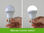 Carcasa LED de plástico lechoso 7W e27 80lm / W Bulbo de bolas LED - Foto 4