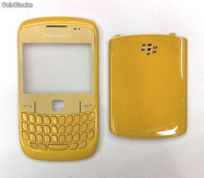 Carcasa para Blackberry Curve 8520 Amarillo Mostaza