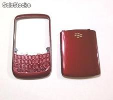 Carcasa para Blackberry Curve 8520 Rojo Vino