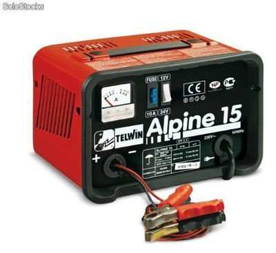 Cargador de bateria, Alpine 15 230v 12-24v