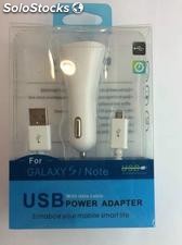 Cargador de coche con android cable de USB GHTFM030