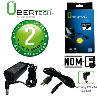 Cargador Ubertech para Laptop Samsung 19v 2.1a 40w