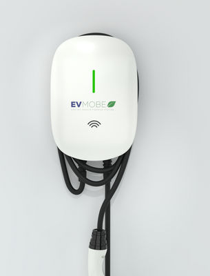 Cargador vehículo eléctrico enchufable EVMOBE 7,4KW monofásico cable T2 10m - Foto 2