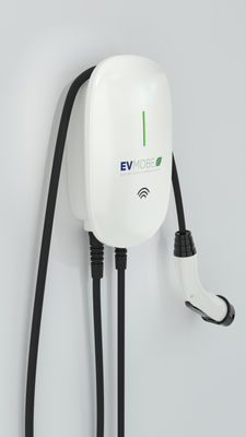 Cargador vehículo eléctrico enchufable EVMOBE 7,4KW monofásico cable T2 5m - Foto 3