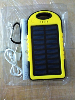 Cargadores de telefonos Powerbank solar para 5000MAh móvil de sol