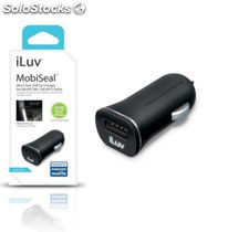 Carica batterie auto usb con carica veloce iluv per apple iphone ipad - samsung